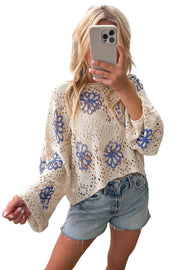 Barbara Hollow Knit Sweater | S-XL