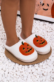 Pumpkin Plush Slippers