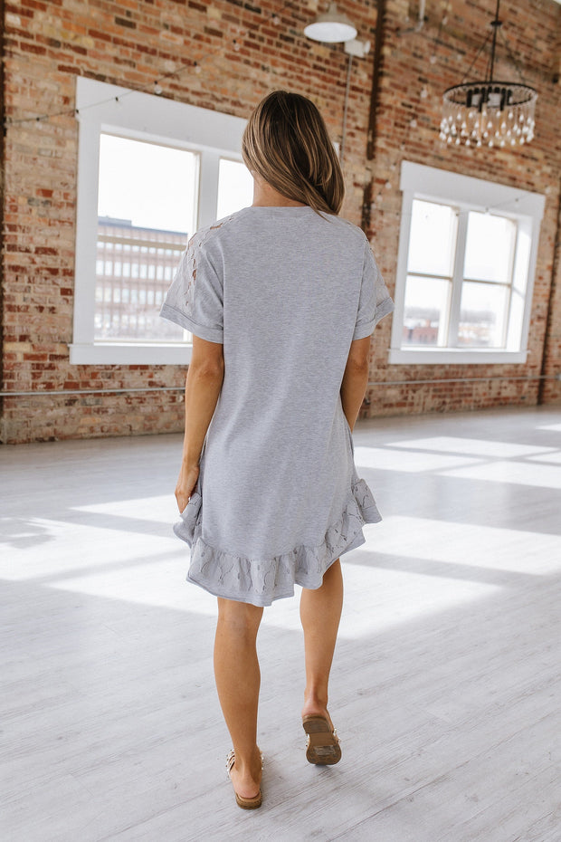 Bex Lace T-shirt Dress | S-XL