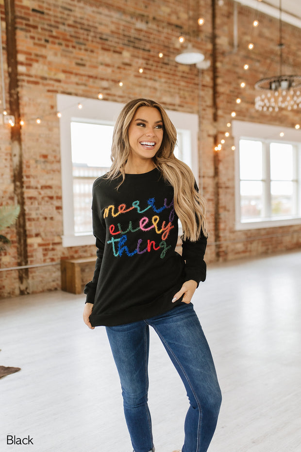 Merry Everything Sweatshirt | S-XL