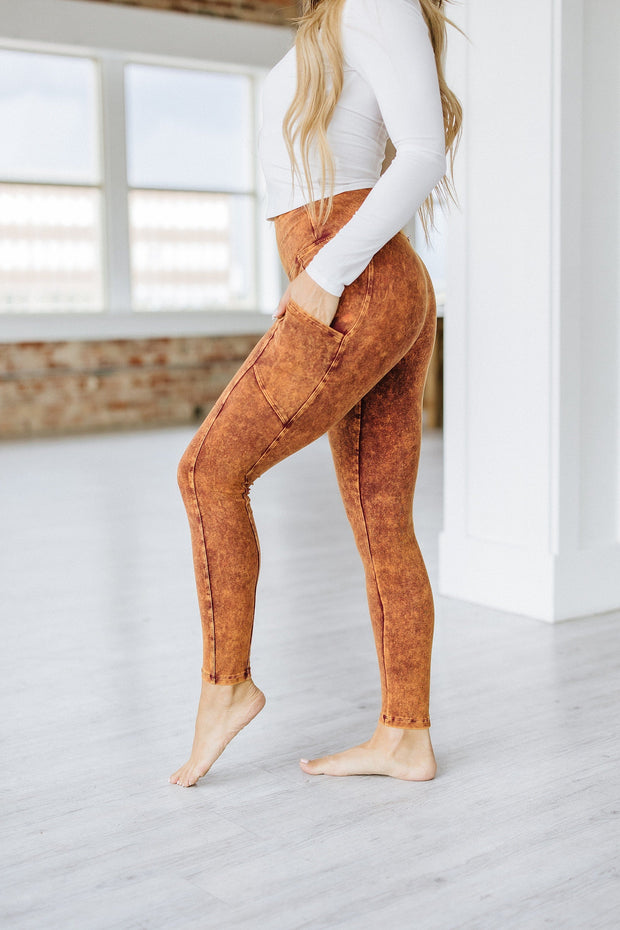 Bonnie Mineral Washed Leggings | S-XL