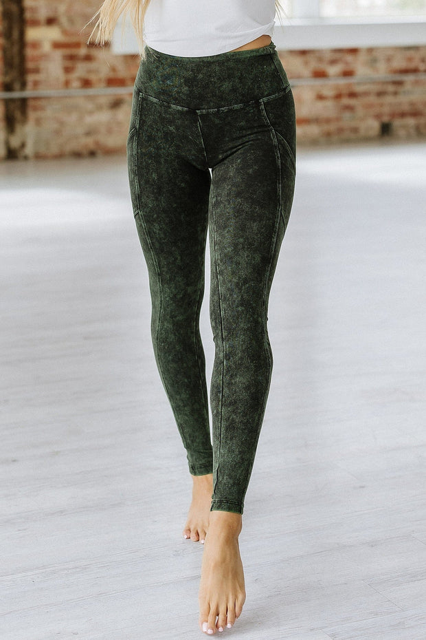 Bonnie Mineral Washed Leggings | S-XL