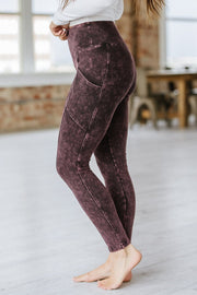 Bonnie Mineral Washed Leggings | S-XL