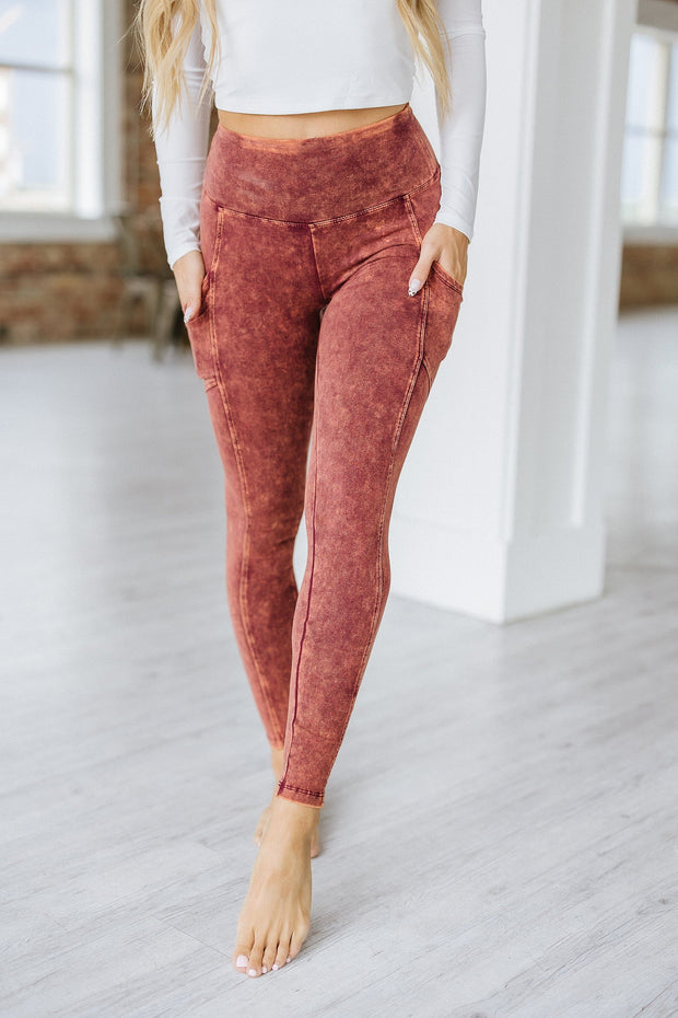 Bonnie Mineral Washed Leggings | S-XL