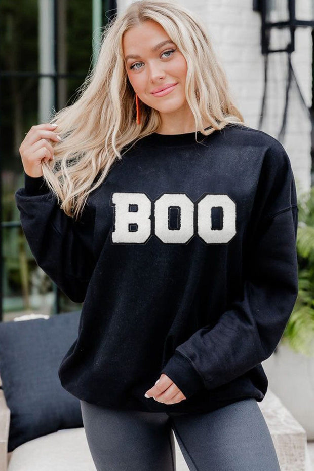 SALE - BOO Crewneck Graphic Sweatshirt | Size Small