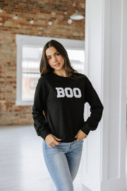 SALE - BOO Crewneck Graphic Sweatshirt | Size Small