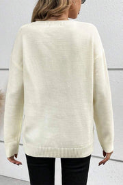 SALE - Boo Drop Shoulder Knit Sweater | Size Medium