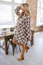 Bradley Plaid Shirt Dress | S-XL