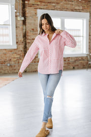 Brenna Buttoned Long Sleeve Shirt | S-XL | PRE ORDER