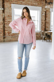 Brenna Buttoned Long Sleeve Shirt | S-XL | PRE ORDER