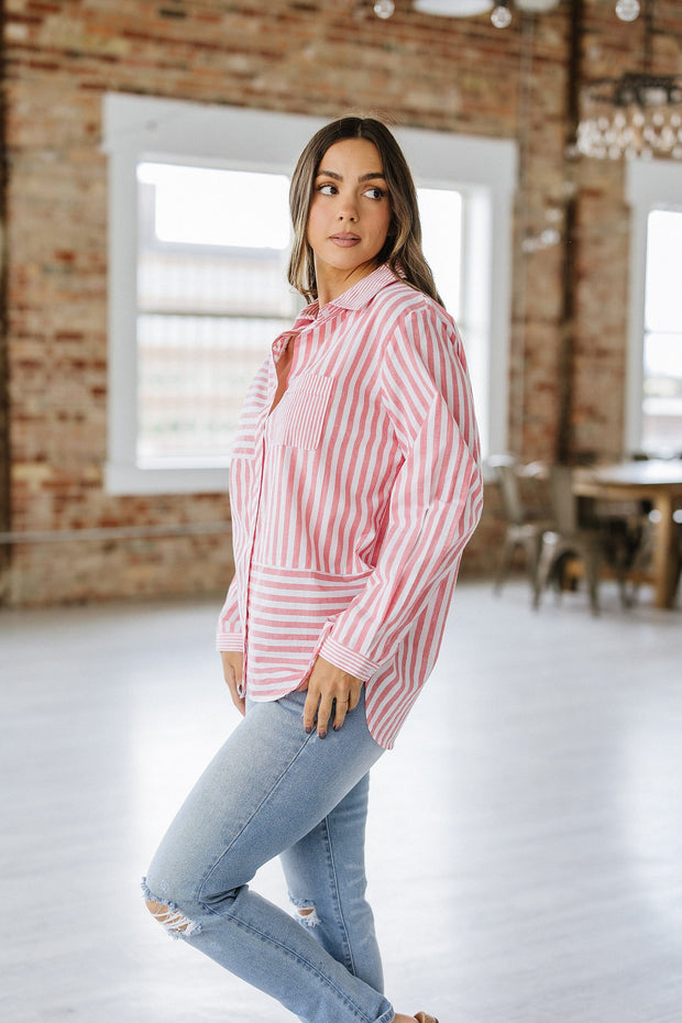 Brenna Buttoned Long Sleeve Shirt | S-XL | PRE ORDER