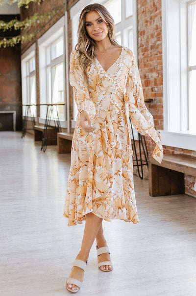 Briana Boho Wrap Dress | S-XL