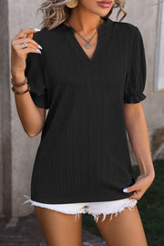 Brielle Textured Puff Sleeve Blouse | S-XL | PRE ORDER 6/30