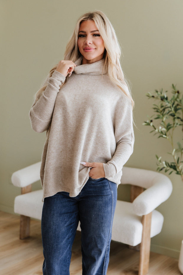 Brock Oversized Turtle Neck Sweater