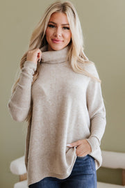 Brock Oversized Turtle Neck Sweater