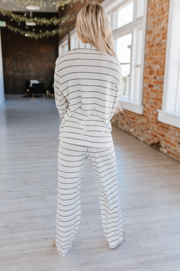 Bronte Striped Pajamas Set | S-XL