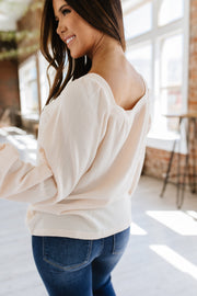 Brynleigh Waffle Knit Top | S-2XL