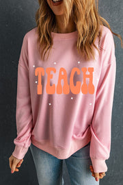 Bubble Letter Teacher Graphic Sweatshirt | PRE ORDER