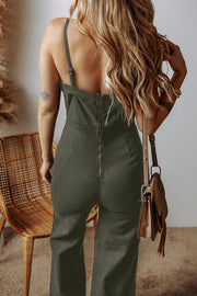 Marysa Spaghetti Strap Flared Jumpsuit