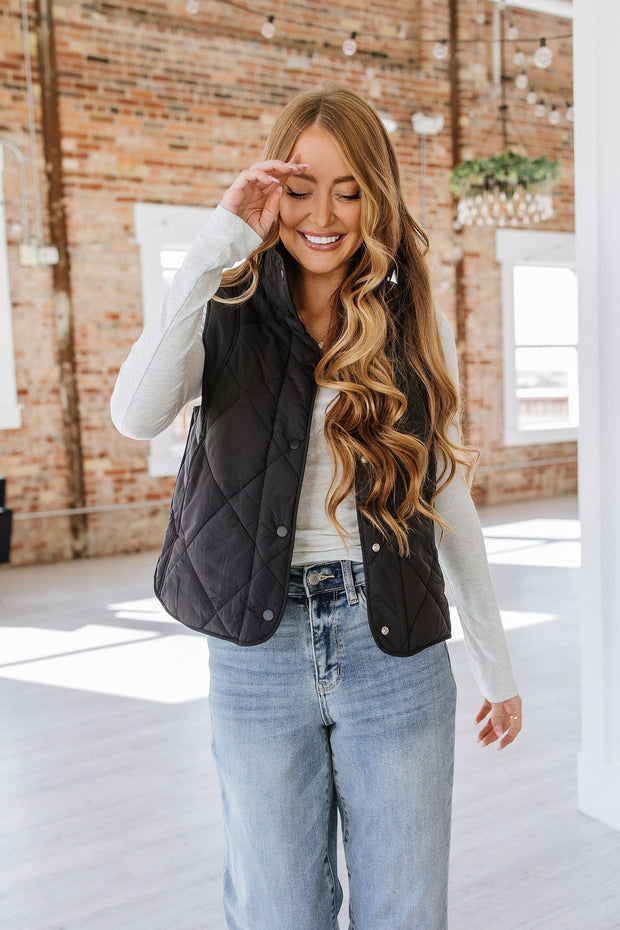 Calvin Quilted Puffer Vest | DROPSHIP