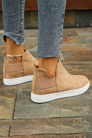 Camel High Top Slip-on Casual Sneakers | PRE ORDER 6/7