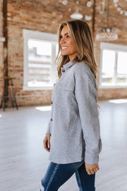 Cameron Quilted Shacket | DROPSHIP