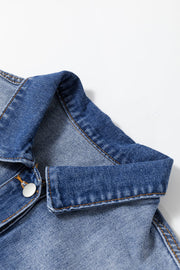 Cassy Short Sleeve Denim Jacket | S-2XL