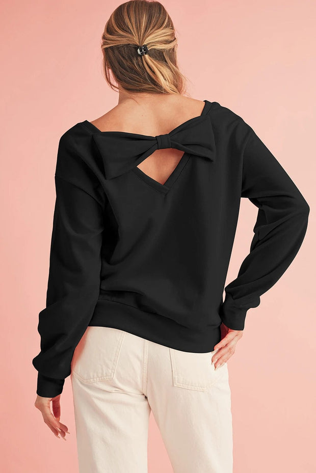 Caston Bowknot Sweatshirt | S-XL