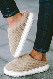 Casual Knit Winter Slippers