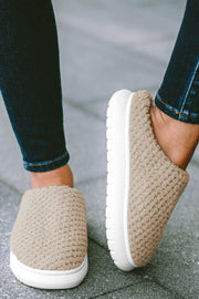 Casual Knit Winter Slippers