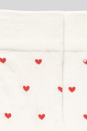 Heart Pattern Casual Cotton Socks | PRE ORDER