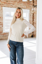 Channing Lace Long Sleeve Top | DROPSHIP