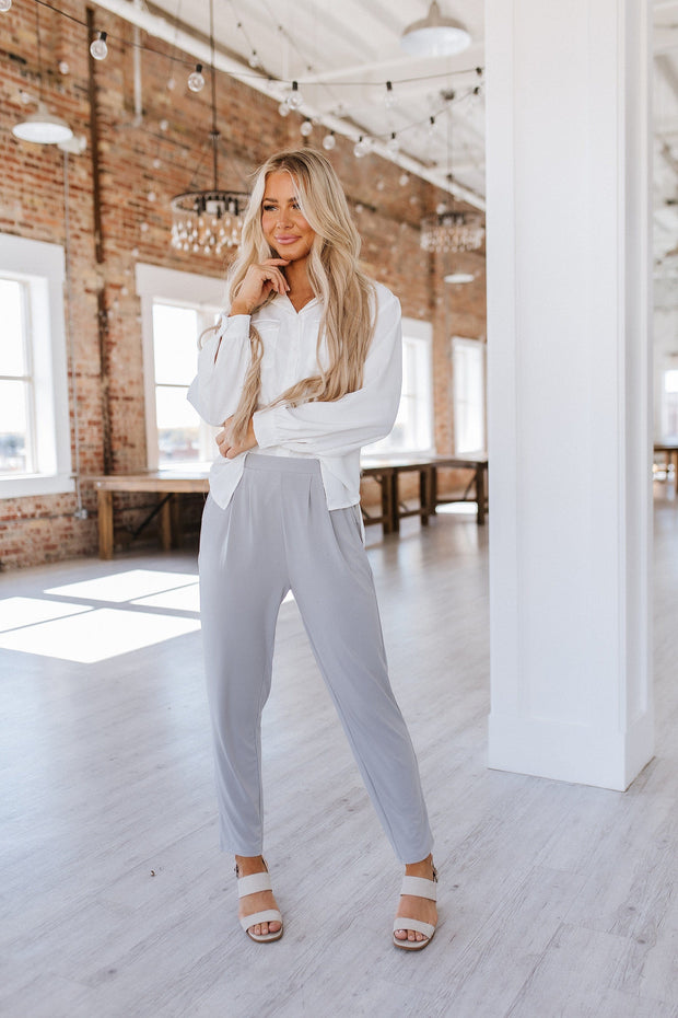 SALE - Channing Pleated Waist Pant | S-XL