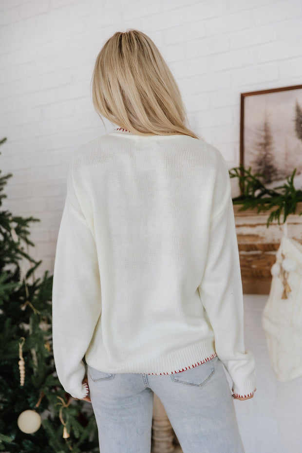 Charlie Bow Knit Sweater | DROPSHIP