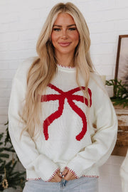 Charlie Bow Knit Sweater | DROPSHIP