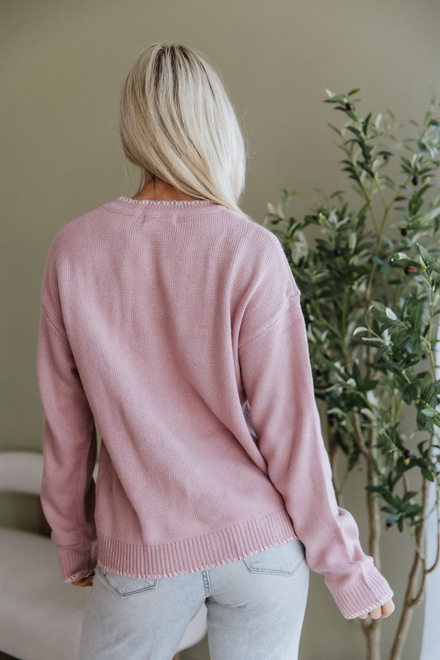 Charlie Bow Knit Sweater | DROPSHIP