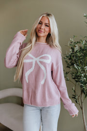 Charlie Bow Knit Sweater | DROPSHIP