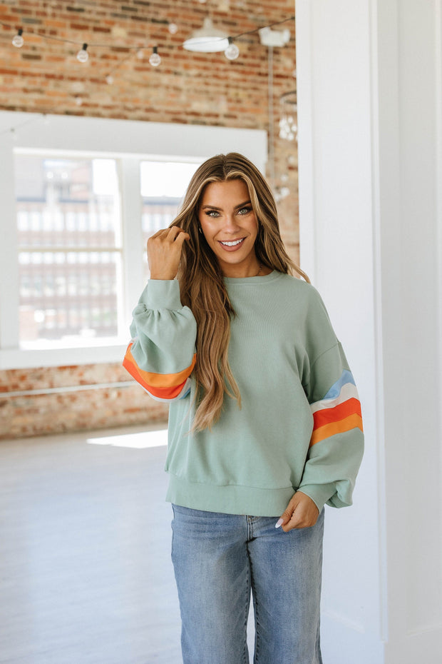 Cheryl Drop Sleeve Loose Sweatshirt | S-XL | PRE ORDER