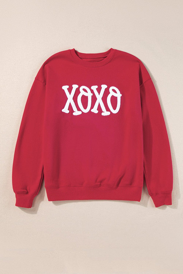 Christmas Print Drop Sleeve Pullover Sweatshirts | PRE ORDER