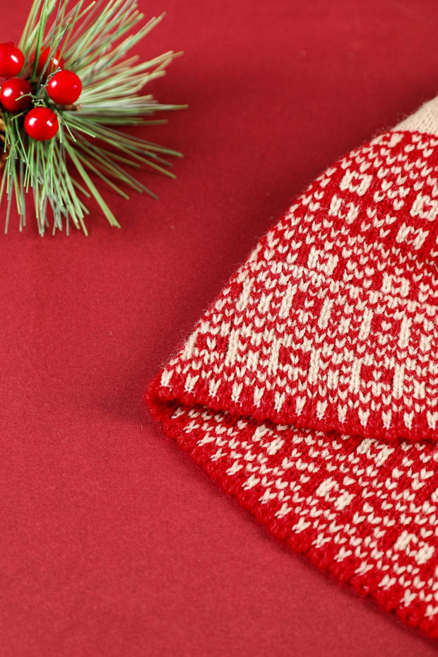 Christmas Winter Pom Beanie
