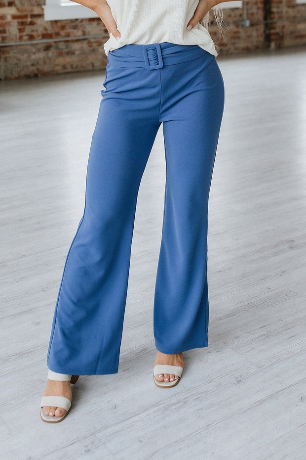 Clancy Belted Straight Pants