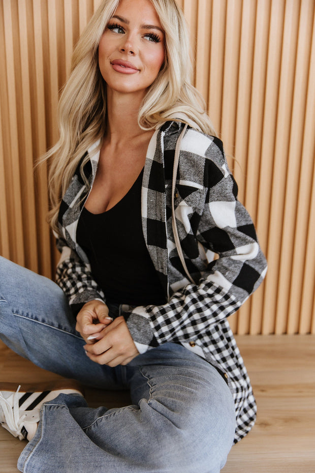 Clarisse Plaid Patchwork Shacket