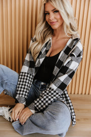 Clarisse Plaid Patchwork Shacket