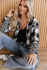 Clarisse Plaid Patchwork Shacket