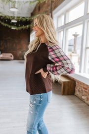 Collins Plaid Raglan Pullover | S-2XL | PRE ORDER