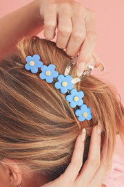 Colorful Flower Claw Clip