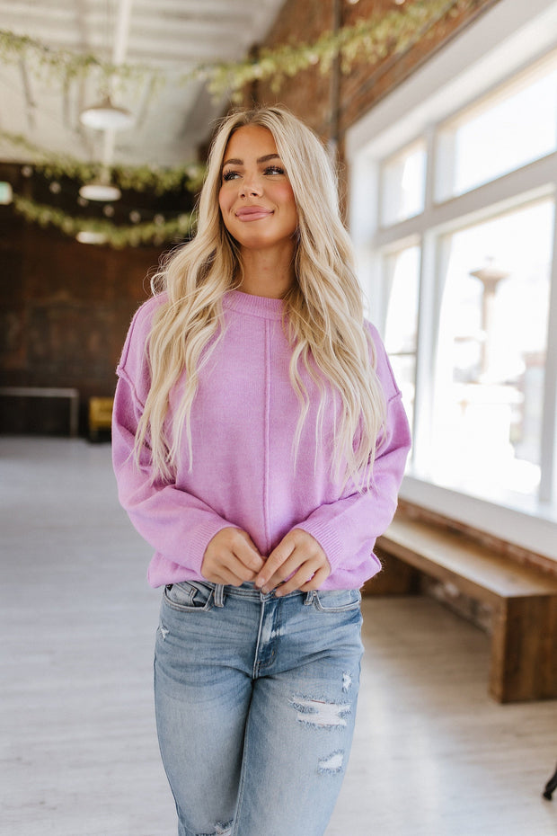 Colton Front Seam Sweater