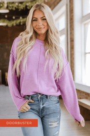 Colton Front Seam Sweater