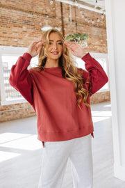 Conner Drop Shoulder Pullover Sweatshirt | DROPSHIP