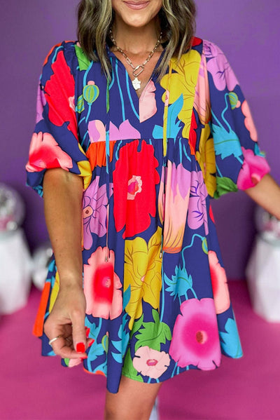Corrine Puff Sleeve Mini Dress | Pre Order 6/17